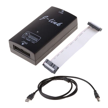 Ātrgaitas JLink USB Programmētājs Adapteris Valdes Downloader 3.3 V 20MHz Emulatora Dropship