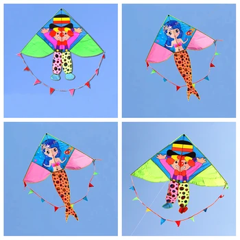 Bezmaksas piegāde karikatūra pūķiem, kas peld rotaļlietas bērniem pūķiem līnijas neilona pūķiem rūpnīcas āra spēlēt rotaļlietas windsurf pūķiem profesionālās