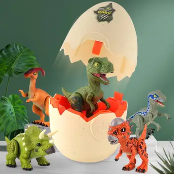Bērnu Zēns Dinozauru Olu Izšķilšanās Dinozauru Simulācijas Rotaļu Lieliska Lieldienu Dāvana Bērniem