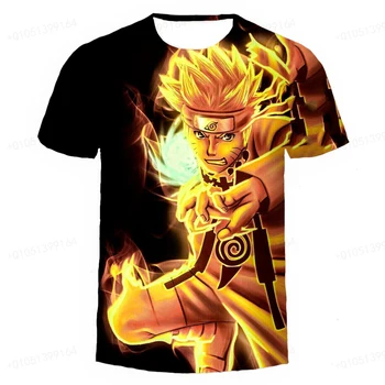 Japāņu Zēns Naruto Anime T-krekls Modes Īsām Piedurknēm T Kreklu Bērnu Atpūtas Atdzist Kakashi Vasaras 3D Iespiesti Zēnu T-krekls