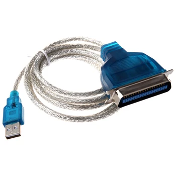 USB uz IEEE 1284 Paralēlais Printera Adaptera Kabeli PC (Pievienot savu veco paralēlo printeri un USB portu)